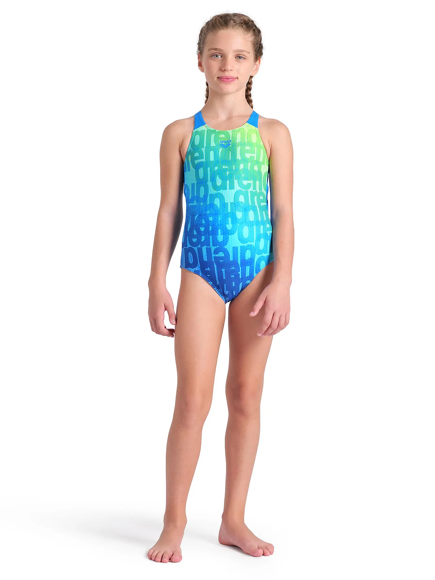 ARENA | Mädchen Badeanzug Multi Colours | blau